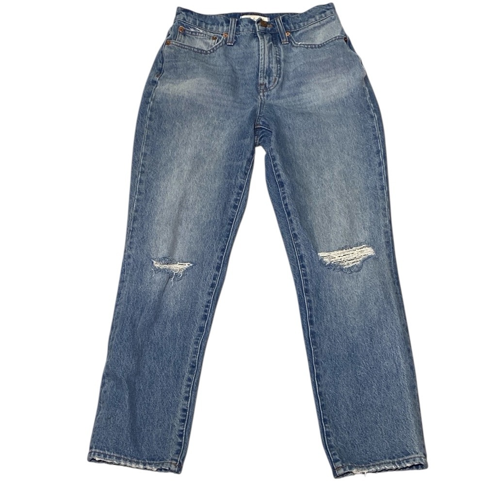 Madewell Women's Straight Leg Blue Jeans